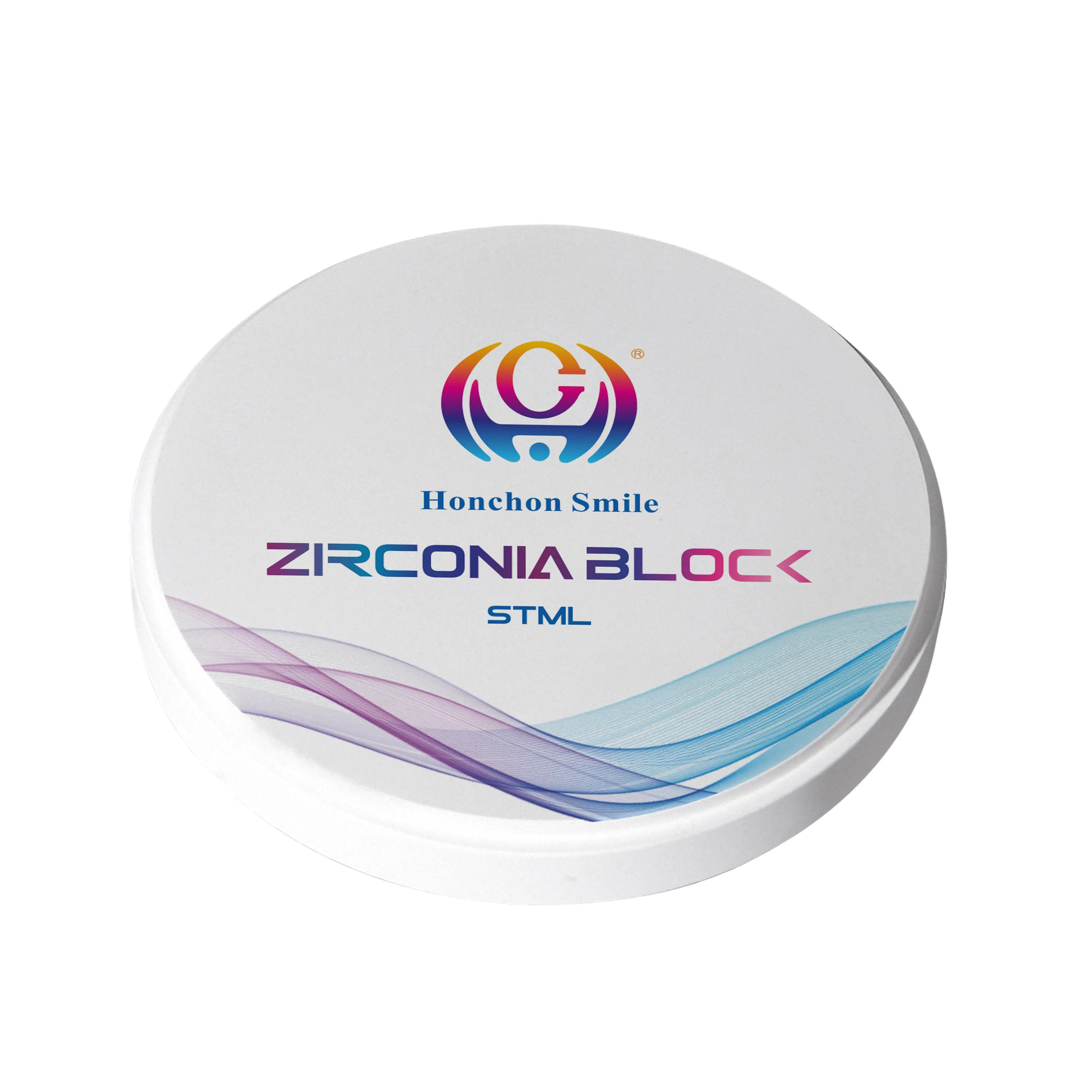 Bloco de zircônia dental, bloco para laboratório dental honra st multicamadas prosese de zircônio