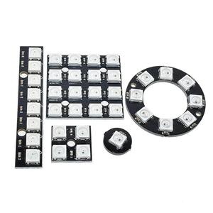 4 8 12 16 channel WS2812 WS2812B WS 2811 5050 RGB <strong>LED</strong> Lamp Panel <strong>Module</strong> 5V 1Bit 4Bit 8Bit 12Bit 16Bit 24Bit Rainbow <strong>LED</strong> Precise - Product Image 3