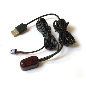 20KHZ-56KHZ <strong>IR</strong> Infrared <strong>Remote</strong> Control Receiver Extender Repeater Emitter USB Adapter Black <strong>2</strong>.7-5.5V - Product Image 2