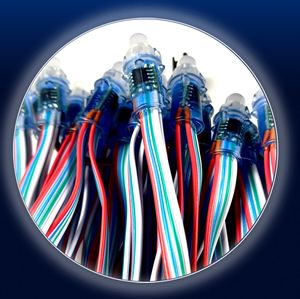 WS2811 12mm Digital RGB LED Pixel Light modulo Pixel LED indirizzabile individualmente IP68 impermeabile DC 5V 50 pz - Product Image 4