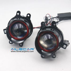 Kolay kurulum yüksek yoğunluklu Spot Toyota kırmızı renk halka düz çizgi için ışık araba Led sis lambası Retroft Projictor - Product Image 3