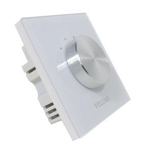 Control de volumen de entrada de fuente estéreo de doble canal para el hogar inteligente de 5 pasos, para amplificador y altavoz de montaje en pared, 1 unidad - Product Image 3