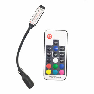 RGB-контроллер для светодиодной ленты 5050, 12 В, радиочастотный интерфейс, беспроводной пульт дистанционного управления, 1 м, 2 м, RGB-лента для компьютера - Product Image 2