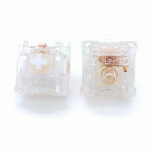 Tecsee Mix PC Housing With Sparkle UPE Stem Double Gold Spring 63.5g Mechanical <strong>Keyboard</strong> Switches for Desktop <strong>Computer</strong> Gamer - Product Image 1
