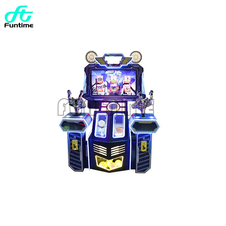 Coin operated electronic game machines, arcade game machines, exciting shooting game competition machines