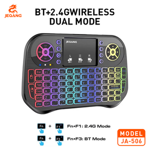 2.4G Wireless Mini Keyboard Mouse Seven-Color Running Horse Light Touchpad Computer <strong>Remote</strong> <strong>Controls</strong> - Product Image 4