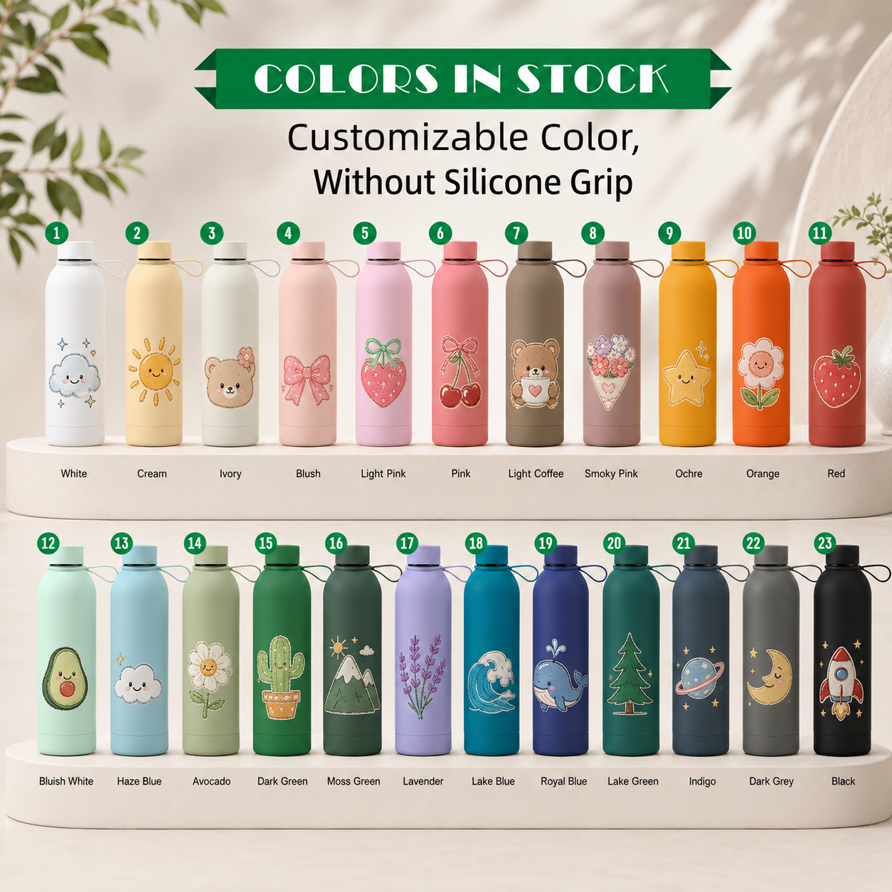 Couleur personnalisable, avec revêtement en silicone