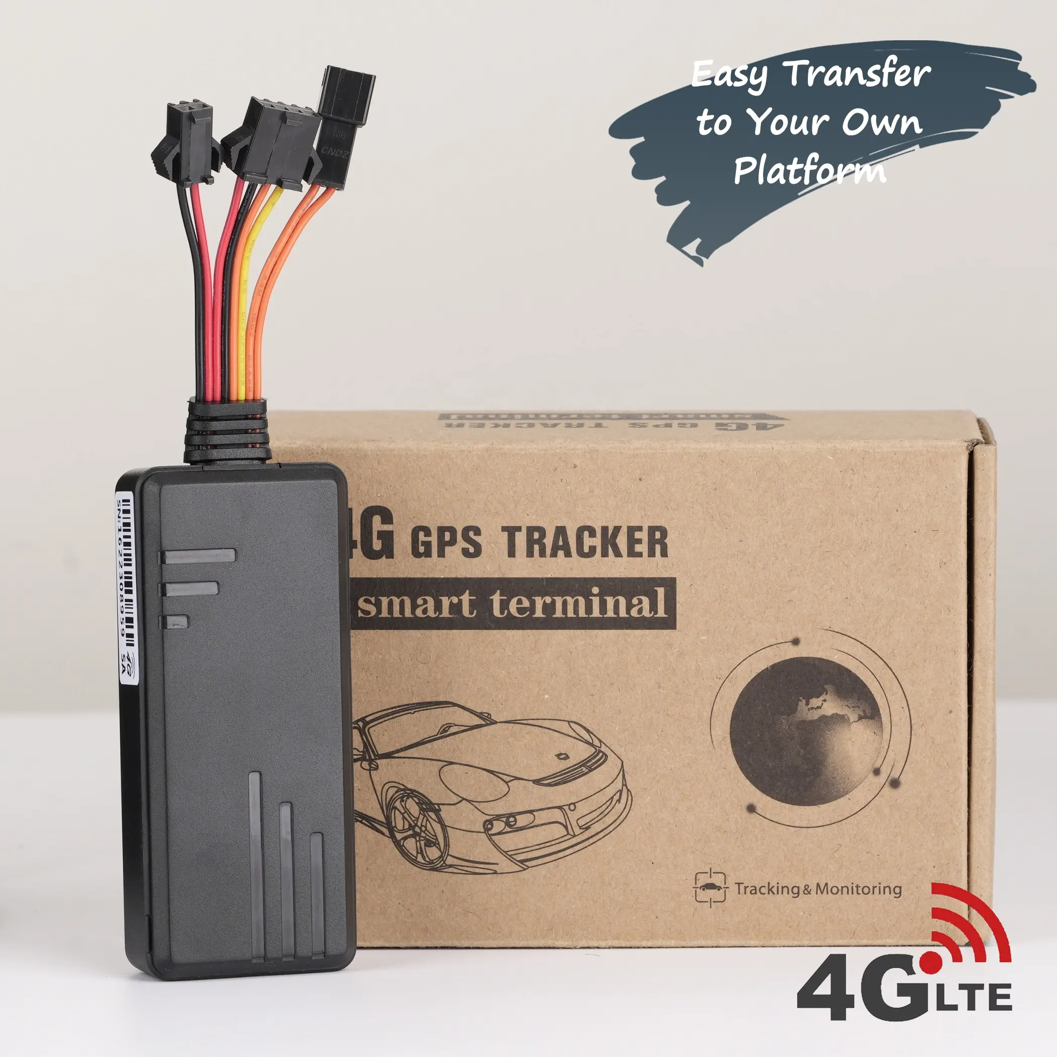 Rastreador GPS para coche 4G 2G de 8 cables para coche Edición especial del sudeste asiático Almacenamiento en la nube Plataforma gratuita en tiempo real en Android IOS