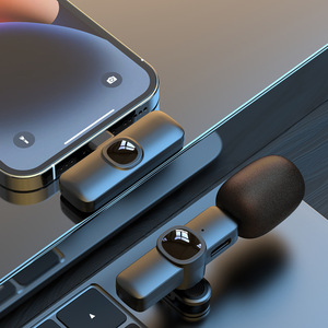 売れ筋ワイヤレスカラークリップミニマイクJ1放送録音ノイズリダクション互換iPhoneAndroidマイクforVlog - Product Image 5