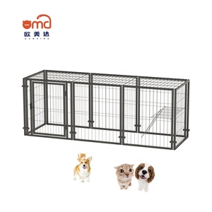 Ağır köpek kafesi kulübesi küçük orta büyük yavru kalem evcil hayvan kafesi fenced yard hayvan kafesleri - Product Image 3
