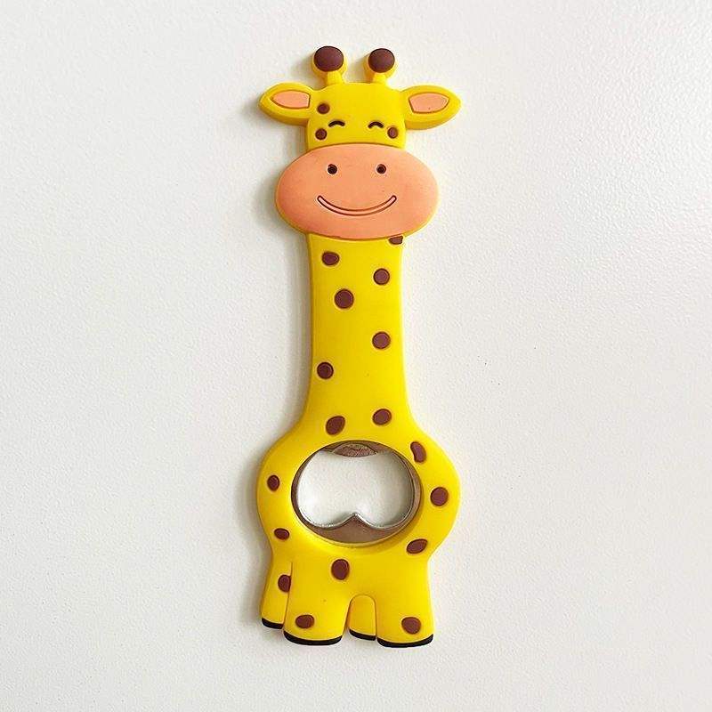 Ouvre-bouteille Girafe Jaune