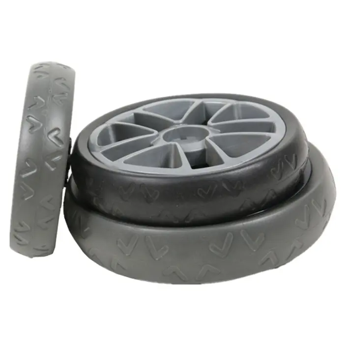 Gegarandeerde Kwaliteit Unieke 7Inch Plastic Hub Eva Foam Bandenwiel Voor Kinderwagen