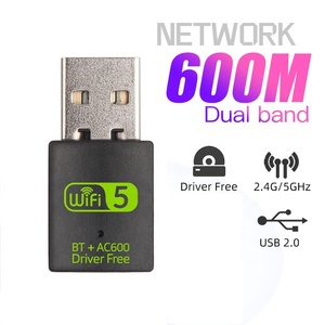 無料ドライバー600Mbps USBWifiレシーバードングルRTL8821CUWifiアダプター2 in one wifibtドングル - Product Image 1