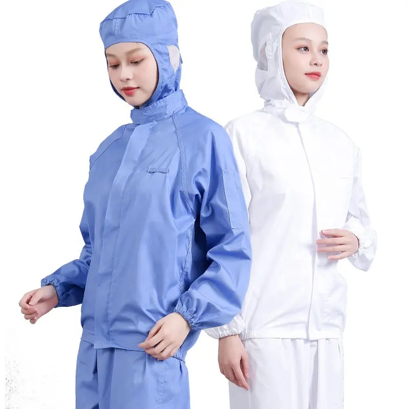 Ensembles de vêtements de protection individuelle Salopette antistatique imperméable et anti-poussière Vêtements de travail de protection jetables