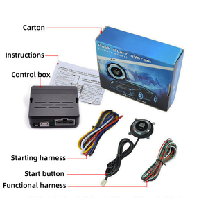 Sistema de alarma de arranque de motor remoto automático sin llave para coche sistema de botón de arranque pasivo y sin llave para Hyunda - Product Image 2