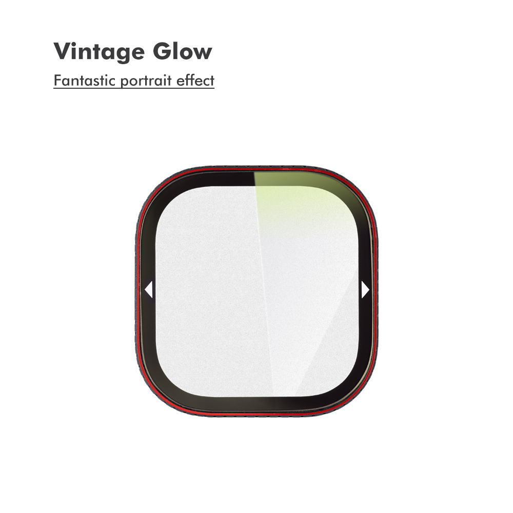 Filtre lumineux vintage à revêtement vert