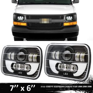 Super Bright 6x7 <strong>6</strong> Inch <strong>Led</strong> Headlight square Hi/Lo Beam <strong>Led</strong> Light with DRL 5x7 Headlight Conversion <strong>Kit</strong> - Product Image 5