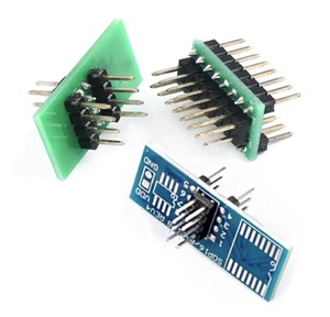 SOIC8 SOP8 Clip di prova per EEPROM 93CXX / 25CXX / 24CXX programmazione in circuito 2 adattatori - Product Image 2
