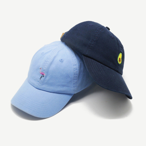 Pamuk Softt yapılandırılmamış nakış özel baba spor şapka 6 Panel beyzbol şapkası - Product Image 3