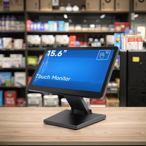 Monitor POS Touch Screen da 15.6 pollici per il sistema di registratore di cassa al dettaglio del ristorante - Product Image 3