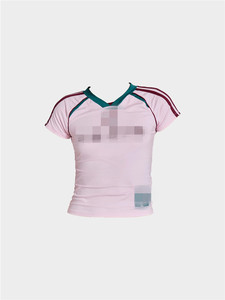 Kadınlar 2 parça Set 2025 mektup baskı v yaka mahsul Tops + eşleşen İpli şort rahat eşofman - Product Image 6