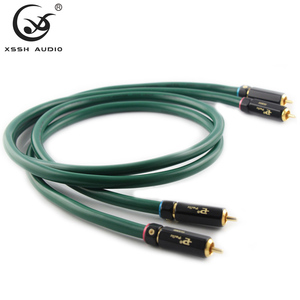 Cable de extensión de Audio YIVO OEM ODM, carcasa de PVC de calidad de estudio DIY, 9mm de diámetro Cable de señal HIFI Aux RCA, Cable para amplificador, Subwoofer - Product Image 2
