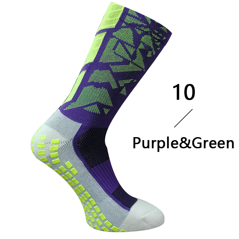 10 púrpura y verde