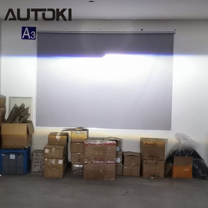 AUTOKI marka 70W yüksek düşük ışın LED Lens çift LED Bi LED projektör lens için H4 H7 9005 9006 far - Product Image 6