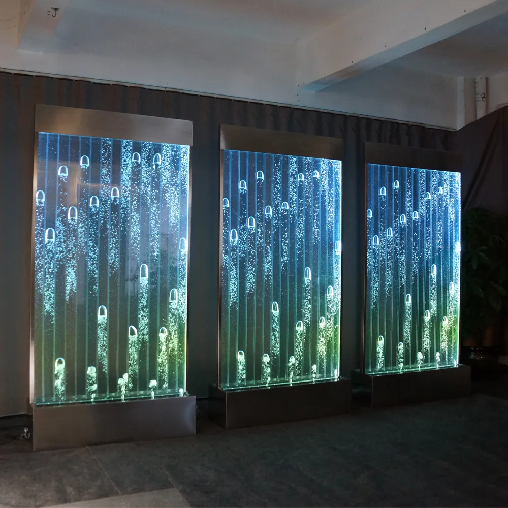 Программируемый узор стены с водяными пузырями с пузырьками, удивительный Ландшафтный разделитель комнаты