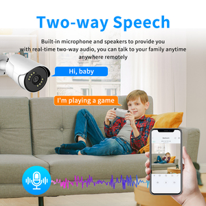 Sistema de cámara de seguridad Poe Kit Fullcolor IP 8MP Sistema de seguridad para el hogar impermeable 4CH Poe Nvr Cámara para exteriores - Product Image 6