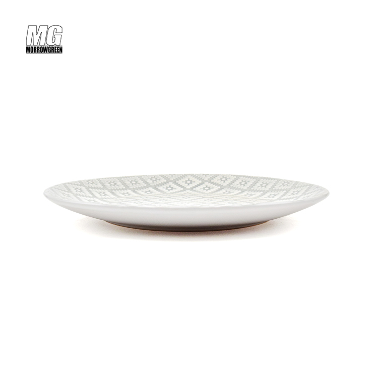luxury tableware juego de vajillas porcelana silk screen pad printing kitchen dinnerset 16 pcs dinnerware ceramic dinner set