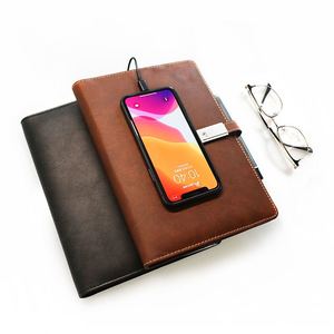 Di lusso A5 Calcupower USB Flash Power Bank diario Notebook con rilegatura a foglia larga nuova Agenda e promozione della pelle a spirale - Product Image 4