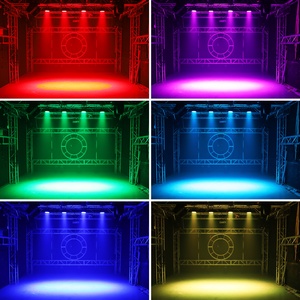 200วัตต์ UV + RGB LED 18*10วัตต์ DMX Infinite ผสมและสายรุ้งผลเวทีดีเจแสง Par - Product Image 5