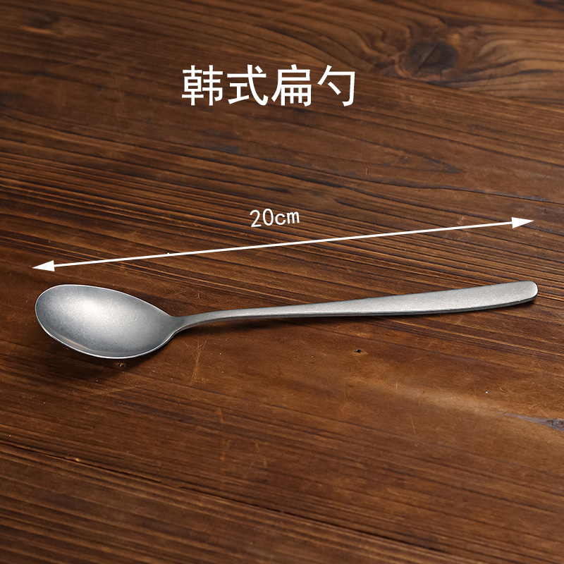 Korean-style spoon (retro style)