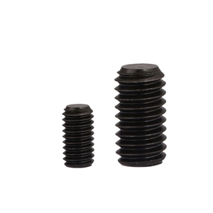 DIN913 altıgen soket düz nokta makinesi grub vidalı M1.4 1.6 2 2.5 3 3.5 4 5 6 8 10 12 14 16 20 24mm 12.9 sınıf çelik siyah - Product Image 4