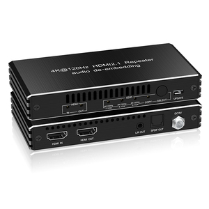 1x1 <strong>HDMI</strong> 2.1 Audio Extractor 4K@120Hz HDR, Stereo Output SPDIF OpticalAudio Output