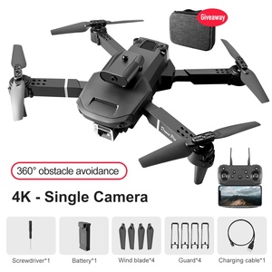 โดรนขนาดเล็ก4ใบพัดพับได้,เครื่องบินบังคับวิทยุ WiFi FPV RC E100พร้อมกล้อง4K บินได้นานของเล่น - Product Image 4
