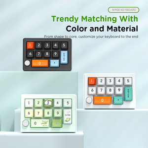 W908 RGB Numerical Mechanical Gaming <strong>Keyboard</strong> Full Hot Swappable <strong>Keys</strong> Game Macro Programming <strong>Keyboard</strong> for Desktop/Laptop/Mac - Product Image 6