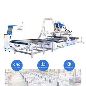 Efficient <strong>Auto</strong> <strong>Loading</strong> and Unloading Table <strong>CNC</strong> Cutting Machine Wood <strong>Router</strong> for Wood Panel Furniture Cabinet Production Line - Product Image 1