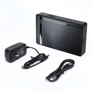 厂家批发价格塑料材料3.5英寸SATA串行台式笔记本硬盘USB3.0免工具外置移动硬盘 - Product Image 1