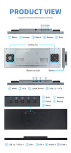 Pantalla de publicidad LCD ultrafina de 6mm con borde de estante, reproductor multimedia USB, pantalla de señalización Digital para monitor de barra de red de ascensor - Product Image 5