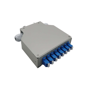 8Core SC SX 16 Core LC/DX DIN Rail Caja de terminales de metal Caja de distribución Panel de conexión de fibra óptica para red FTTH FTTX - Product Image 3
