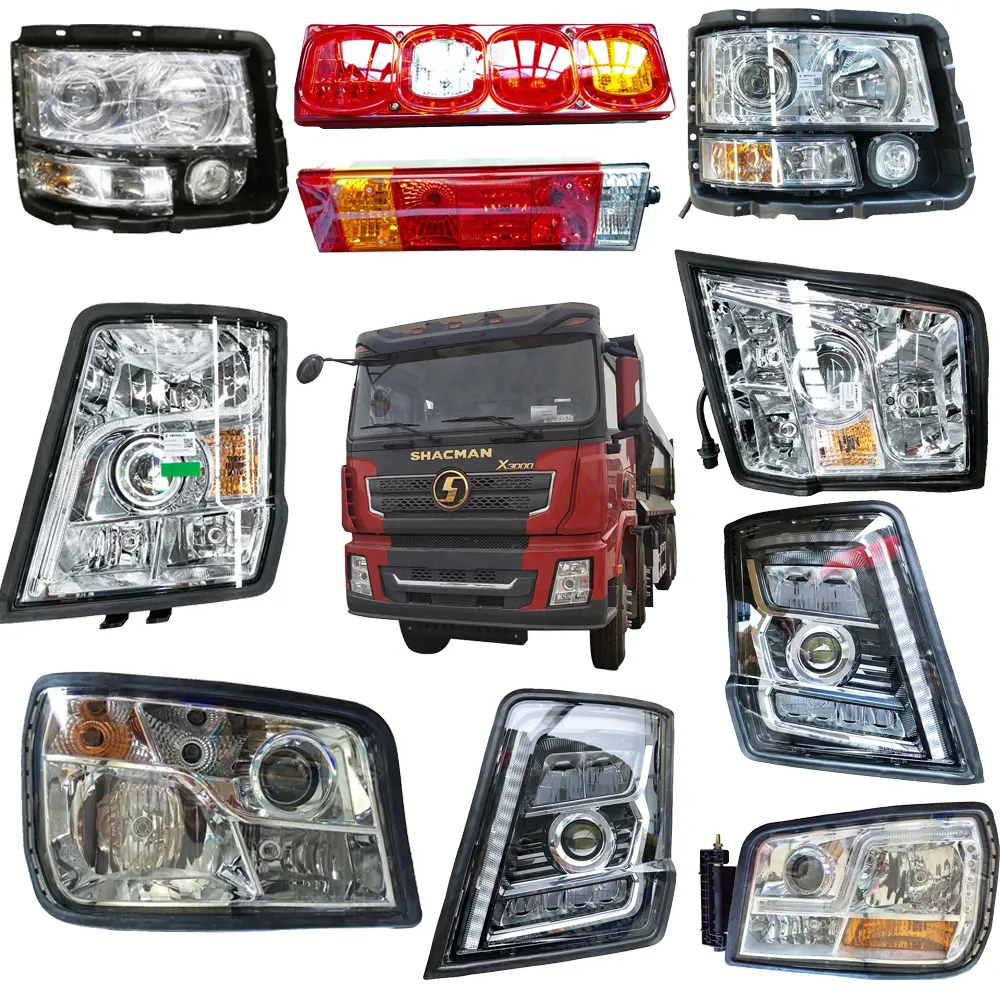 Shacman Truck headlights M3000 F2000 F3000 X3000 Truck Spare Parts For SHACMAN truck Lights