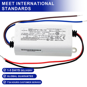 适用于室内照明和标牌应用的平均APV-16-12 16W 12V IP42恒压发光二极管驱动电源 - Product Image 4