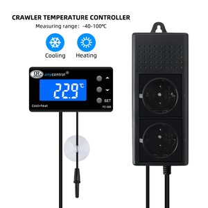 New Display Resolution 0.1digital Aquarium Thermostat <strong>PID</strong> Temperature <strong>Controller</strong> Waterproof <strong>Sensor</strong> Outlet Aquarium Heater Cooler - Product Image 4