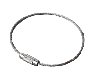 镀镍钢书环活页活页夹金属钥匙扣带钥匙圈优质材料钥匙扣 - Product Image 5