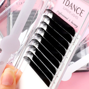 TDANCE-pestañas postizas individuales de seda, extensiones de pestañas con volumen ruso, curvado C D, 0,07mm, venta al por mayor - Product Image 2