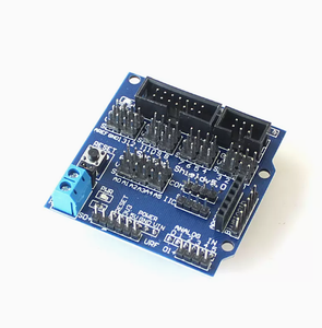 Çocuk elektronik oyuncak parçası V5.0 elektronik yapı taşı mavi V5 genişletme kartı sensör kalkanı akıllı yapı taşları
