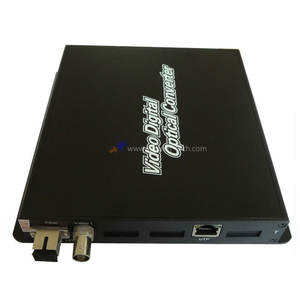 1 <strong>Channel</strong> Video Digital Optical Converter Fiber Optic Media Converter with BNC FC ST Connector for CCTV System - Product Image 1