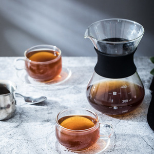 <strong>STAR</strong>-HOME Turkish <strong>Coffee</strong> Pot Pour Over <strong>Coffee</strong> Dripper Set Glass Pour Over Glass <strong>Coffee</strong> Maker Pot - Product Image 4